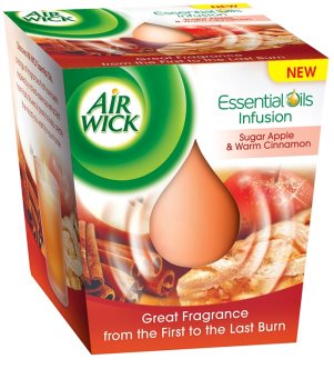 Air Wick Essential Oil Sugar Apple & Warm Cinnamon Duftkerze 105 g