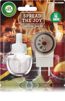 Air Wick Spread the Joy Fireside Cheer diffusore elettrico per ambienti 19 ml con ricarica