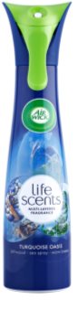 Air Wick Life Scents Turquoise Oasis bytový sprej 210 ml