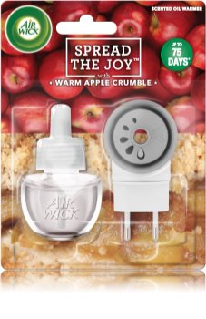 Air Wick Spread the Joy Warm Apple Crumble elektrischer Lufterfrischer 19 ml mit Nachfüllung