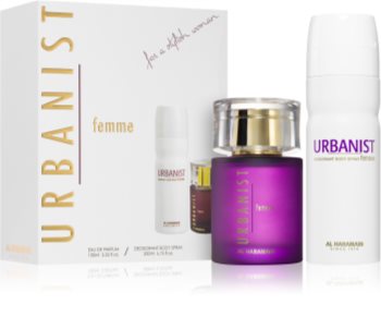 al haramain urbanist femme woda perfumowana 100 ml   zestaw 