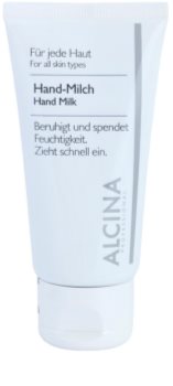 Alcina For All Skin Types Milch für die Hände gegen die Austrocknung der Haut