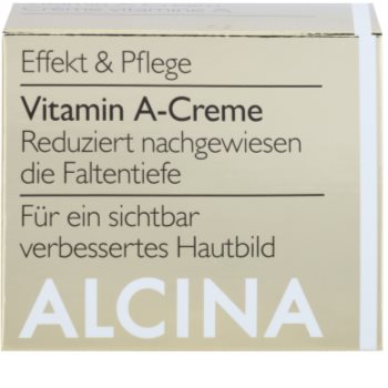 Alcina Effective Care crème visage à la vitamine A anti-rides effet durable