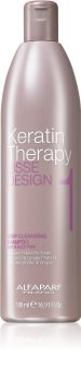 Alfaparf Milano Lisse Design Keratin Therapy Deep Cleanse Clarifying Shampoo for All Hair Types