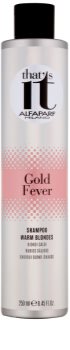 Alfaparf Milano That s it Gold Fever šampon pro teplé odstíny blond