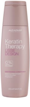 Alfaparf Milano Lisse Design Keratin Therapy après-shampoing nourrissant sans sulfates ni parabènes