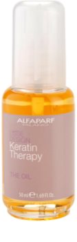 Alfaparf Milano Lisse Design Keratin Therapy vyživujúci olej pre všetky typy vlasov