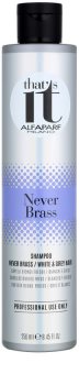 Alfaparf Milano That s it Never Brass champô para cabelos brabcos e cinza