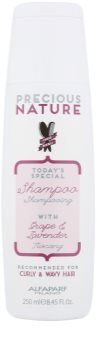 Alfaparf Milano Precious Nature Grape & Lavender shampoing pour cheveux bouclés et frisés