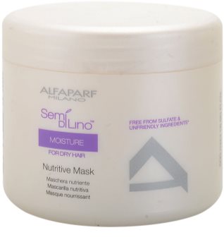 Alfaparf Milano Semi di Lino Moisture masque nourrissant pour cheveux secs et abîmés