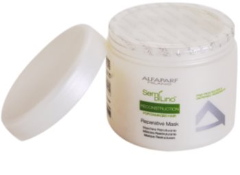 Alfaparf Milano Semi di Lino Reconstruction for Damaged Hair regenererende sheet mask voor Beschadigd Haar