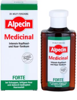 Alpecin Medicinal Forte tónico intensivo anticaspa e antiqueda de cabelo