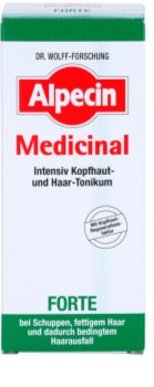 Alpecin Medicinal Forte tónico intensivo anticaspa e antiqueda de cabelo