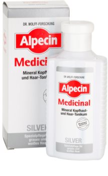 Alpecin Medicinal Silver tonik do włosów neutralizujący żółtawe odcienie