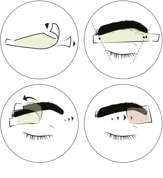 andmetics Wax Strips szemöldökgyanta férfiaknak