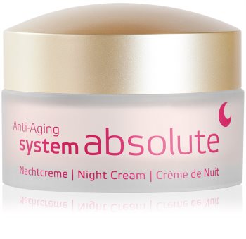 ANNEMARIE BÖRLIND System Absolute - System Anti - Aging regeneráló éjszakai krém az öregedés jelei ellen