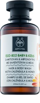 Apivita Eco-Bio Baby & Kids żel do mycia i szampon dla mężczyzn do codziennego użytku