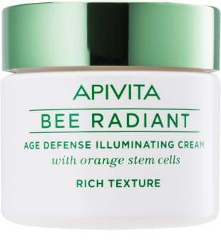 Apivita Bee Radiant aufhellende Crem gegen die Zeichen des Alterns