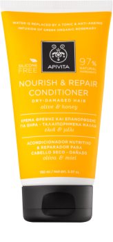 Apivita Holistic Hair Care Olive & Honey après-shampoing nourrissant pour cheveux secs et sensibilisés