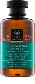 Apivita Holistic Hair Care Pepermint & Propolis šampon pro mastné vlasy