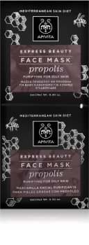 Apivita Express Beauty Propolis глибоко очищаюча маска для жирної шкіри