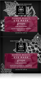 Apivita Express Beauty Grape masque yeux lissant