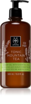 Apivita Tonic Mountain Tea gel douche doux aux huiles essentielles