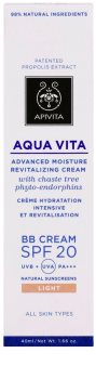 Apivita Aqua Vita Advanced Moisture Revitalizing Cream - BB Cream SPF 20
