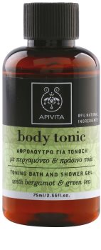 Apivita Body Tonic Bergamot & Green Tea Dusch- und Badgel