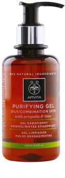 Apivita Cleansing Propolis & Lime gel detergente per pelli grasse e miste