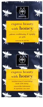 Apivita Express Beauty Honey maschera idratante e nutriente viso