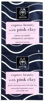 Apivita Express Beauty Pink Clay maschera detergente delicata viso