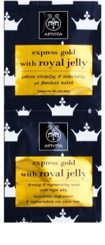 Apivita Express Gold Royal Jelly maschera viso rassodante e rigenerante