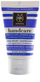 Apivita Hand Care Hypericum & Beeswax krém na suché a popraskané ruky