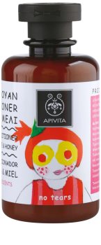 Apivita Kids Pomegranate & Honey shampoing et après-shampoing 2 en 1 pour enfant
