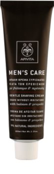 Apivita Men's Care Balsam & Propolis crema suave para el afeitado