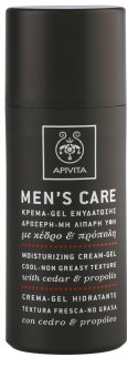 Apivita Men's Care Cedar & Propolis gel krema s hidratacijskim učinkom