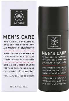 Apivita Men's Care Cedar & Propolis gel krema s hidratacijskim učinkom