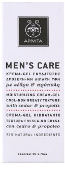 Apivita Men's Care Cedar & Propolis gel krema s hidratacijskim učinkom