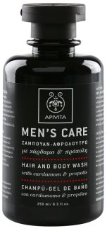 Apivita Men's Care Cardamom & Propolis šampon a sprchový gel 2 v 1