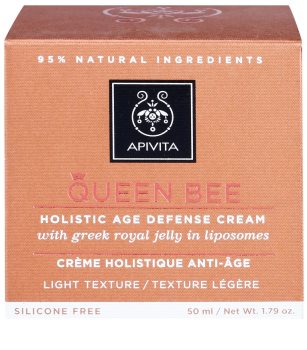 Apivita Queen Bee Holistic Age Defense Cream Light Texture