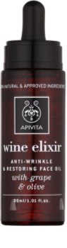 Apivita Wine Elixir Grape & Olive anti-age ulje za lice s obnavljajućim učinkom