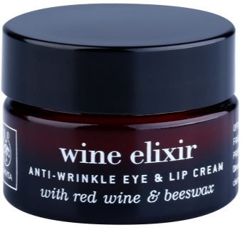 Apivita Wine Elixir Red Wine & Beeswax protivráskový krém na okolí očí a rtů