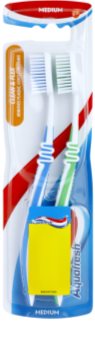 Aquafresh Clean & Flex szczoteczki do zębów medium 2 szt.