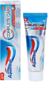Aquafresh Complete Care Whitening dentífrico branqueador com fluoreto