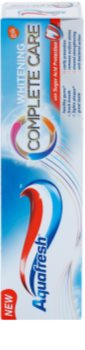 Aquafresh Complete Care Whitening dentífrico branqueador com fluoreto