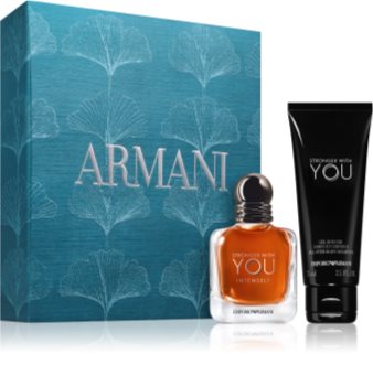 giorgio armani emporio armani - stronger with you intensely woda perfumowana 50 ml   zestaw 