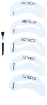Artdeco Eye Brow Stencil Eyebrow Brush with Stencils