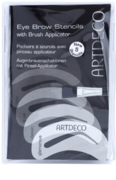 Artdeco Eye Brow Stencil Eyebrow Brush with Stencils