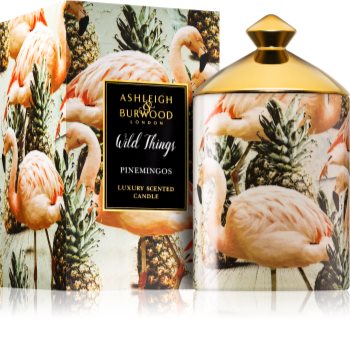 Ashleigh & Burwood London Wild Things Pinemingos bougie parfumée (Coconut & Lychee) 320 g